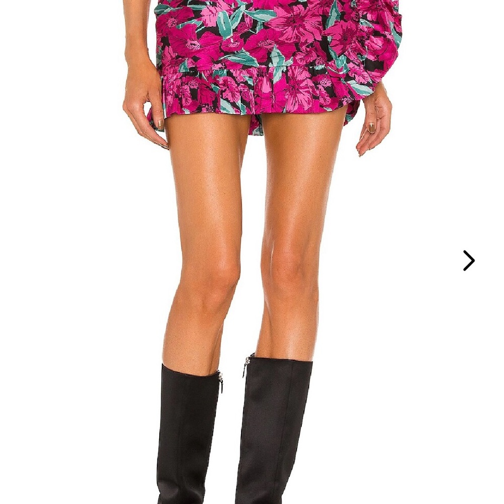 Lovers and Friends Floral Pink Mini Skirt